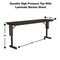 Correll Rectangle Panel Leg Folding Seminar Training Table, 18" W, 96" L, 29" H, High Pressure Laminate Top SP1896PX-07 - alternate 3